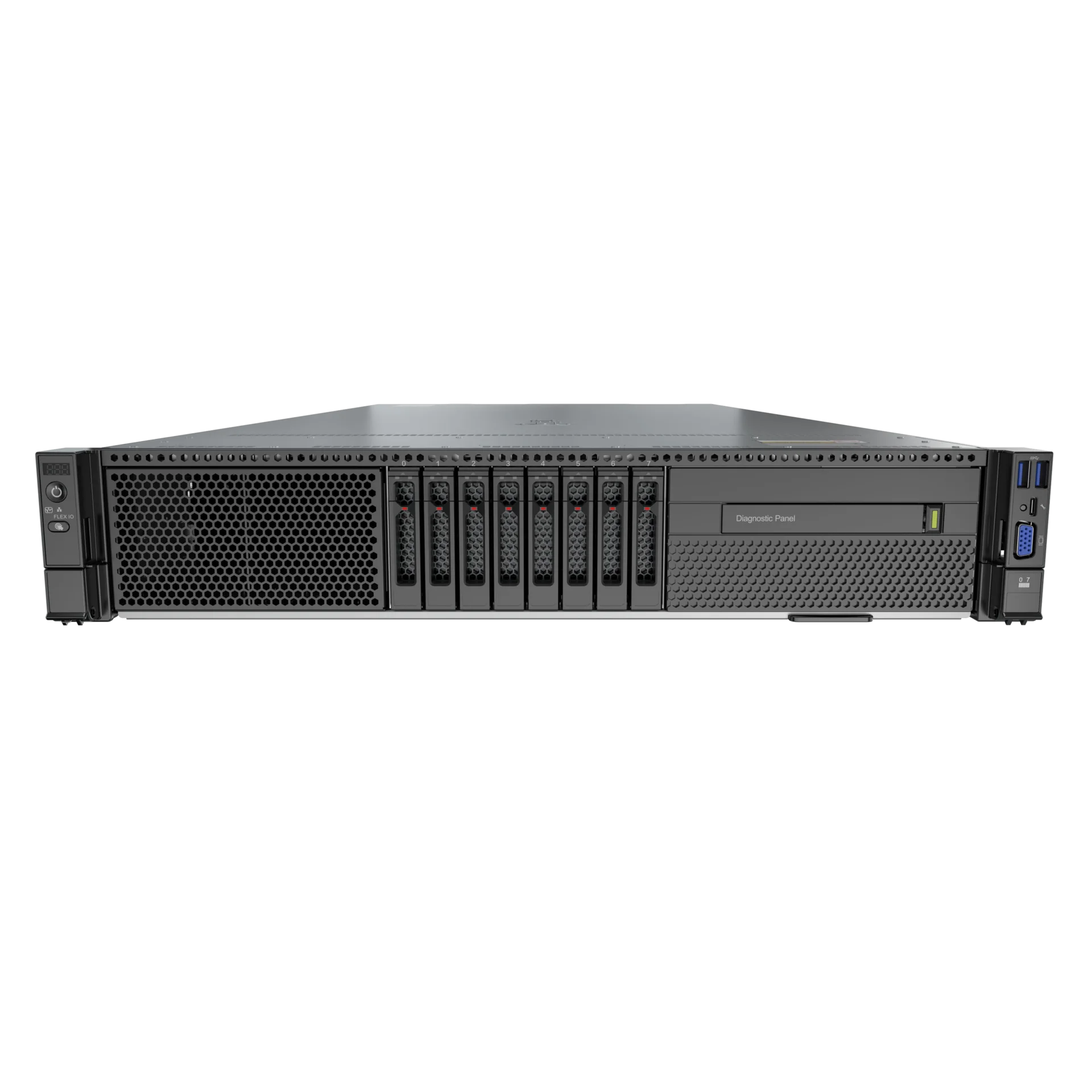 Серверная платформа xFusion 2488H V7, 2U, 4xScalable Gen4, 64xDDR5, 8xSFF SAS/SATA, резервируемый БП