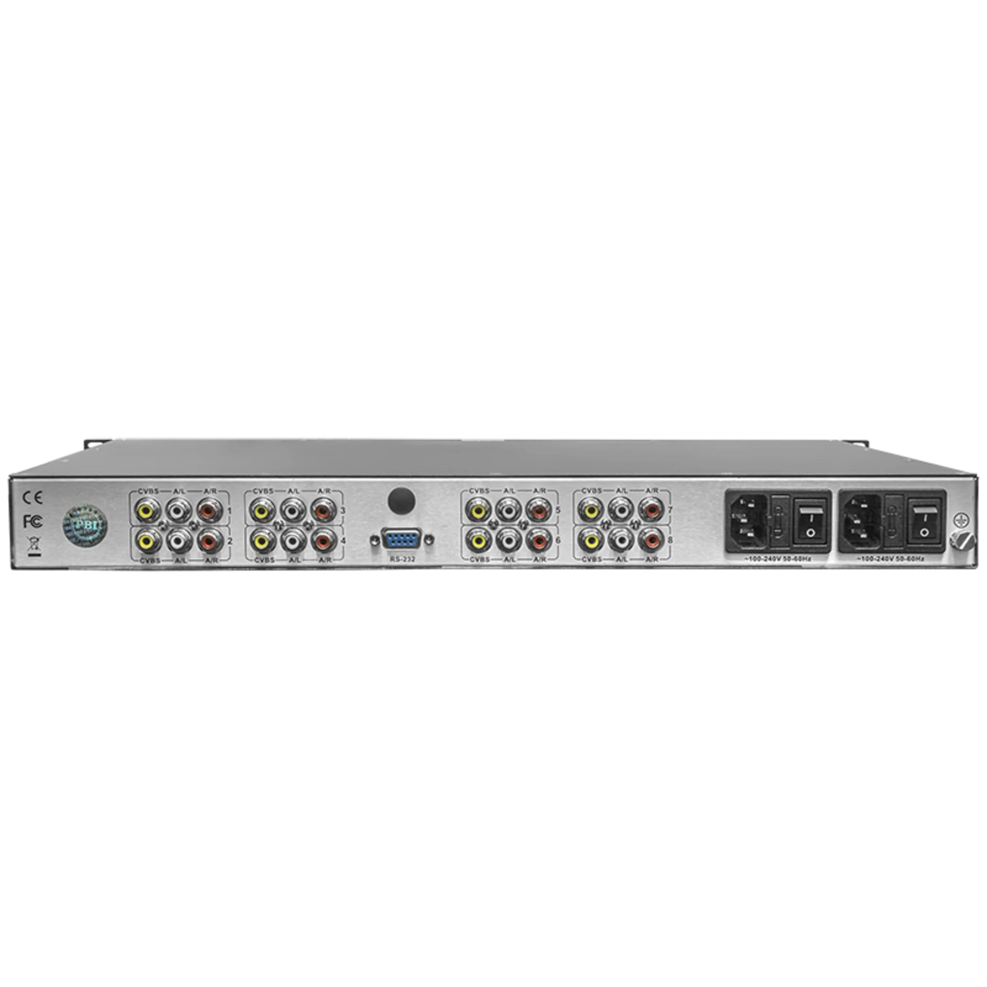 Профессиональный 8ми канальный MPEG-4 кодер PBI DXP-8000EC-82C