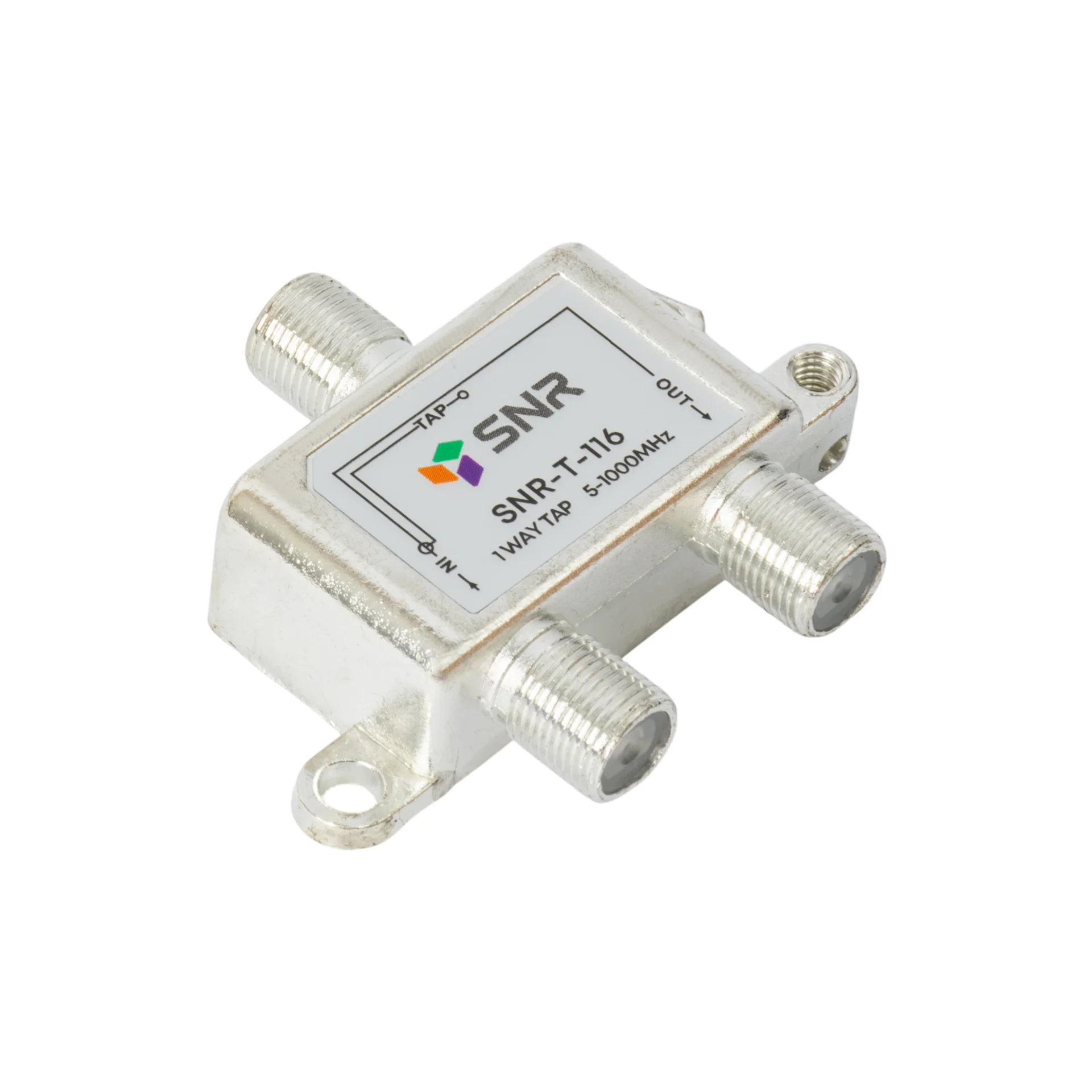 Ответвитель абонентский SNR-T-116 на 1 отвод вносимое затухание IN-TAP 16dB.