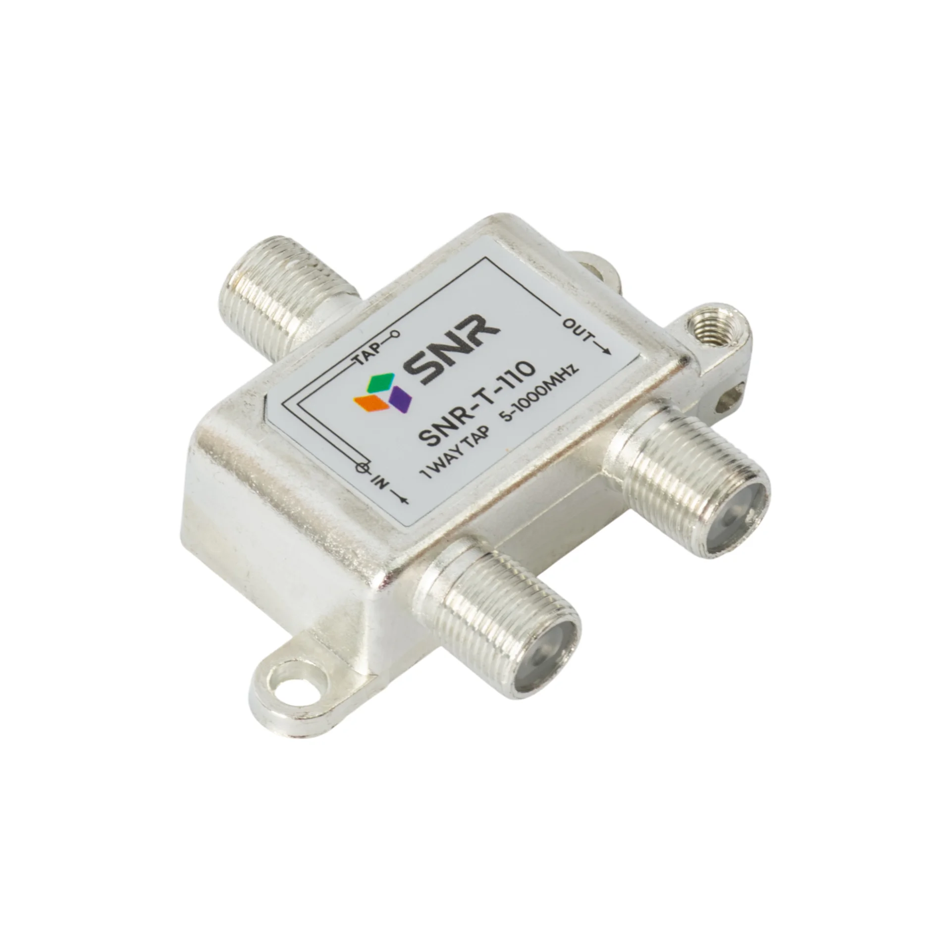 Ответвитель абонентский SNR-T-110 на 1 отвод вносимое затухание IN-TAP 10dB.