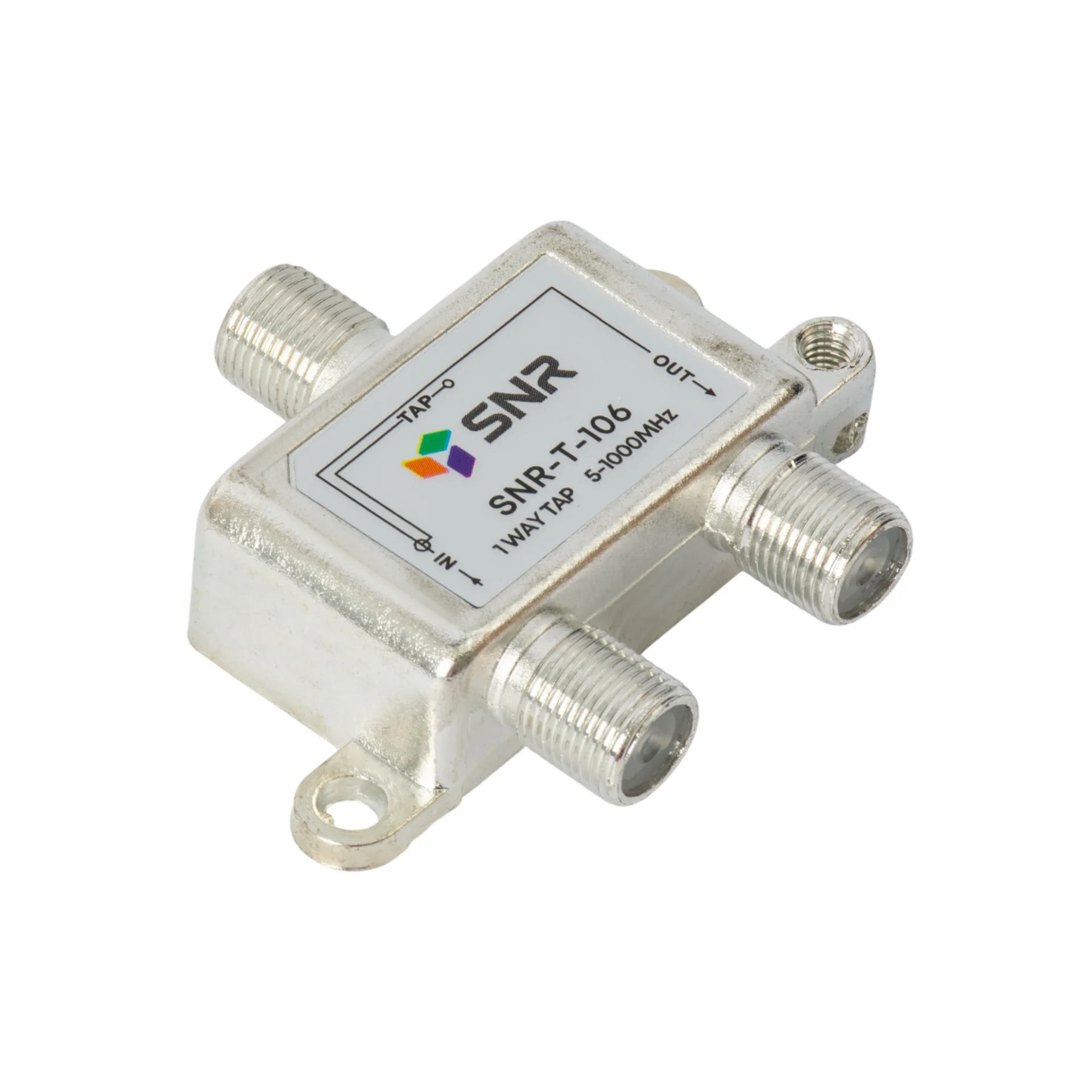 Ответвитель абонентский SNR-T-106 на 1 отвод вносимое затухание IN-TAP 6dB.