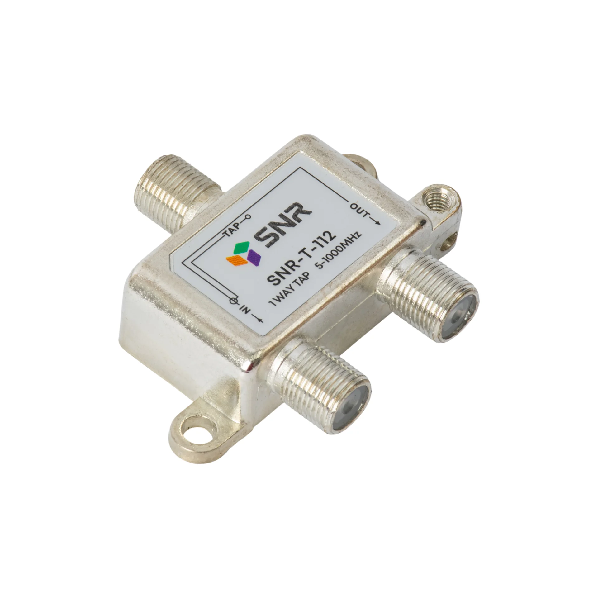 Ответвитель абонентский SNR-T-112 на 1 отвод вносимое затухание IN-TAP 12dB.