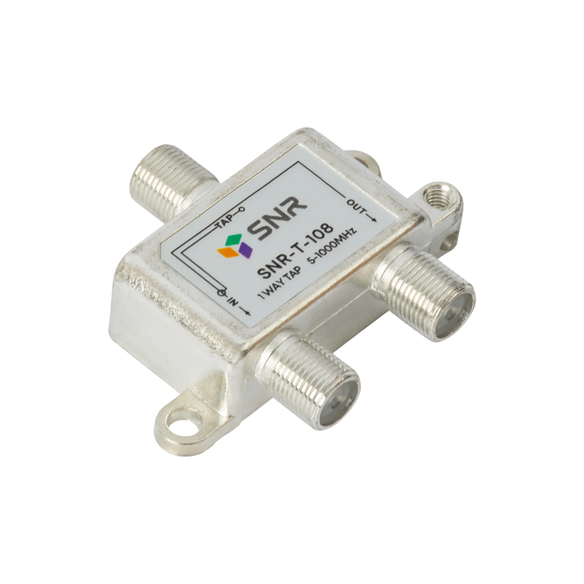 Ответвитель абонентский SNR-T-108 на 1 отвод вносимое затухание IN-TAP 8dB.