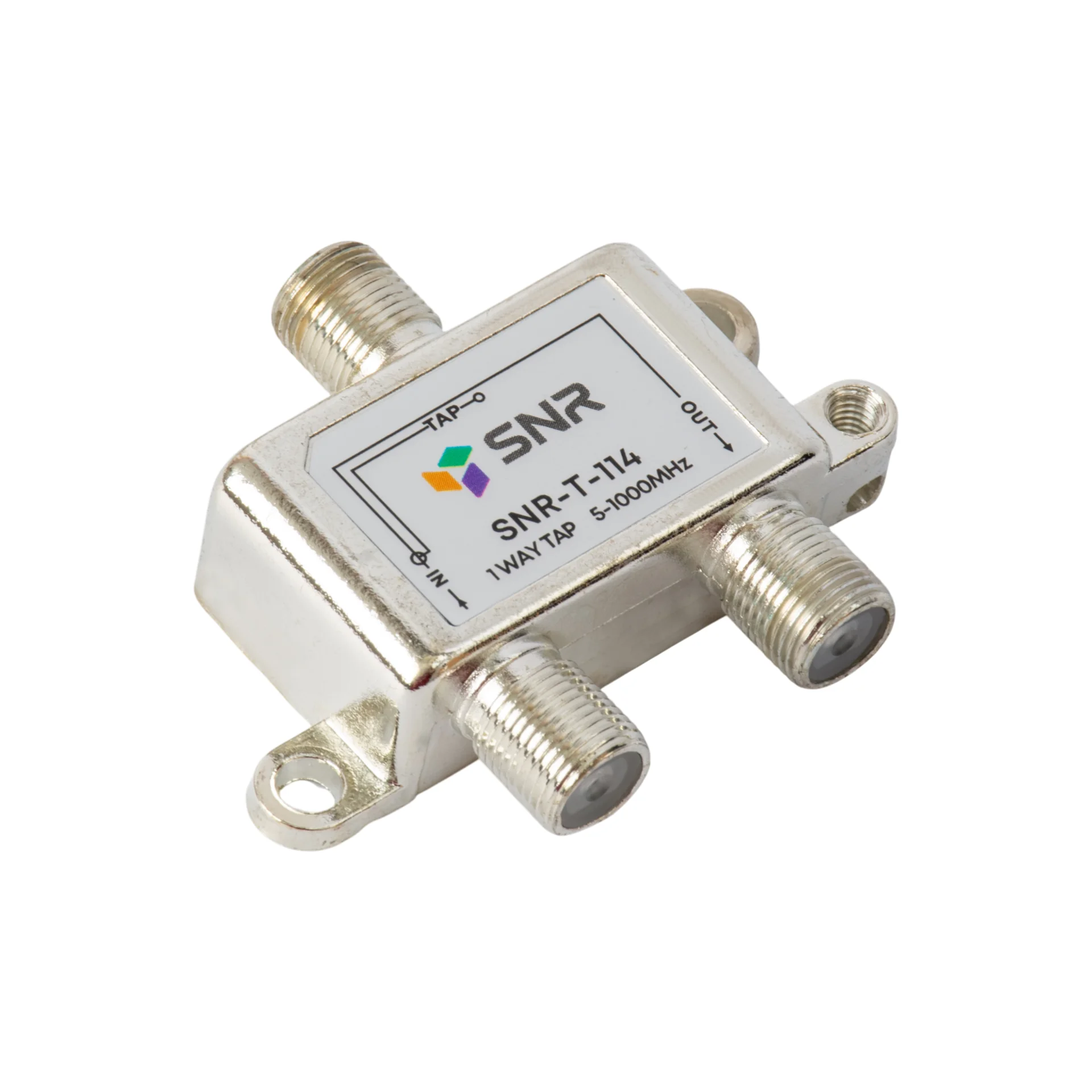 Ответвитель абонентский SNR-T-114 на 1 отвод вносимое затухание IN-TAP 14dB.