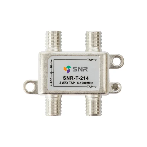 Ответвитель абонентский SNR-T-214 на 2 отвода, вносимое затухание IN-TAP 14dB.