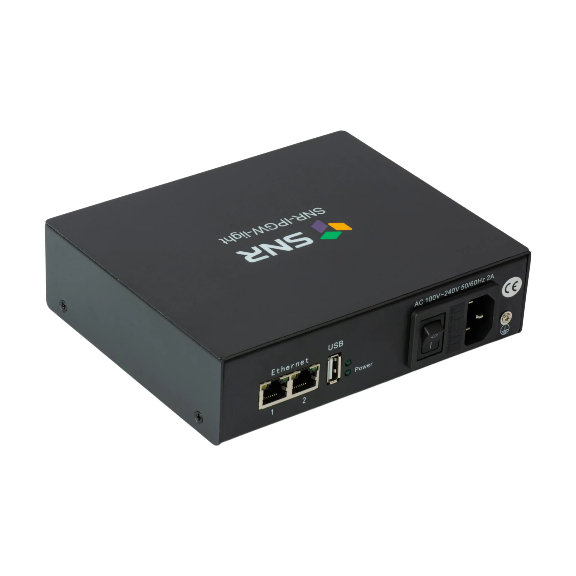 Конвертор IP-протоколов SNR-IPGW-light, 2 порта (in/out) 1000M RJ45