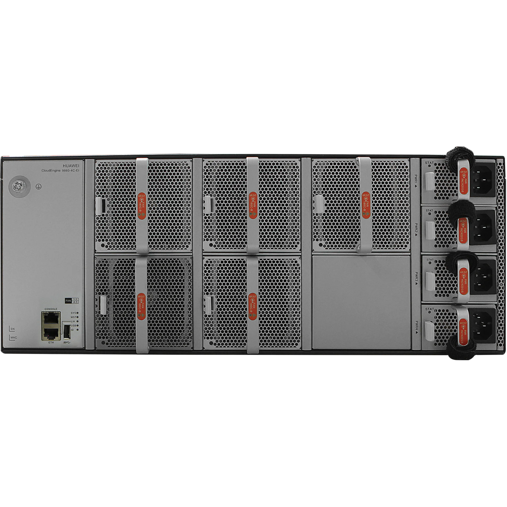 Коммутатор Huawei CE9860-4C-EI-А-В, направление охлаждения Port-side Intake