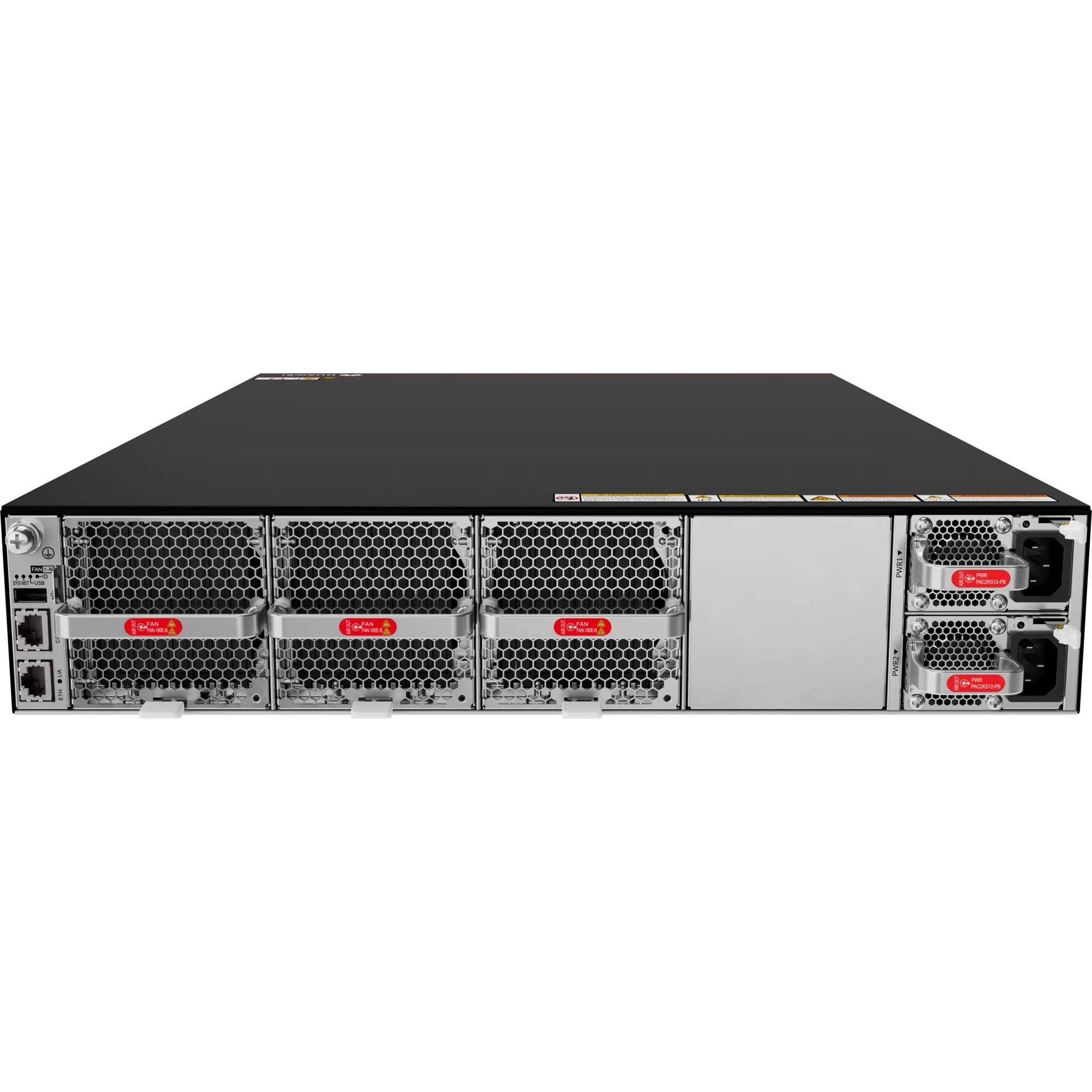 Коммутатор Huawei CE8865-4C-В, направление охлаждения Port-side Intake