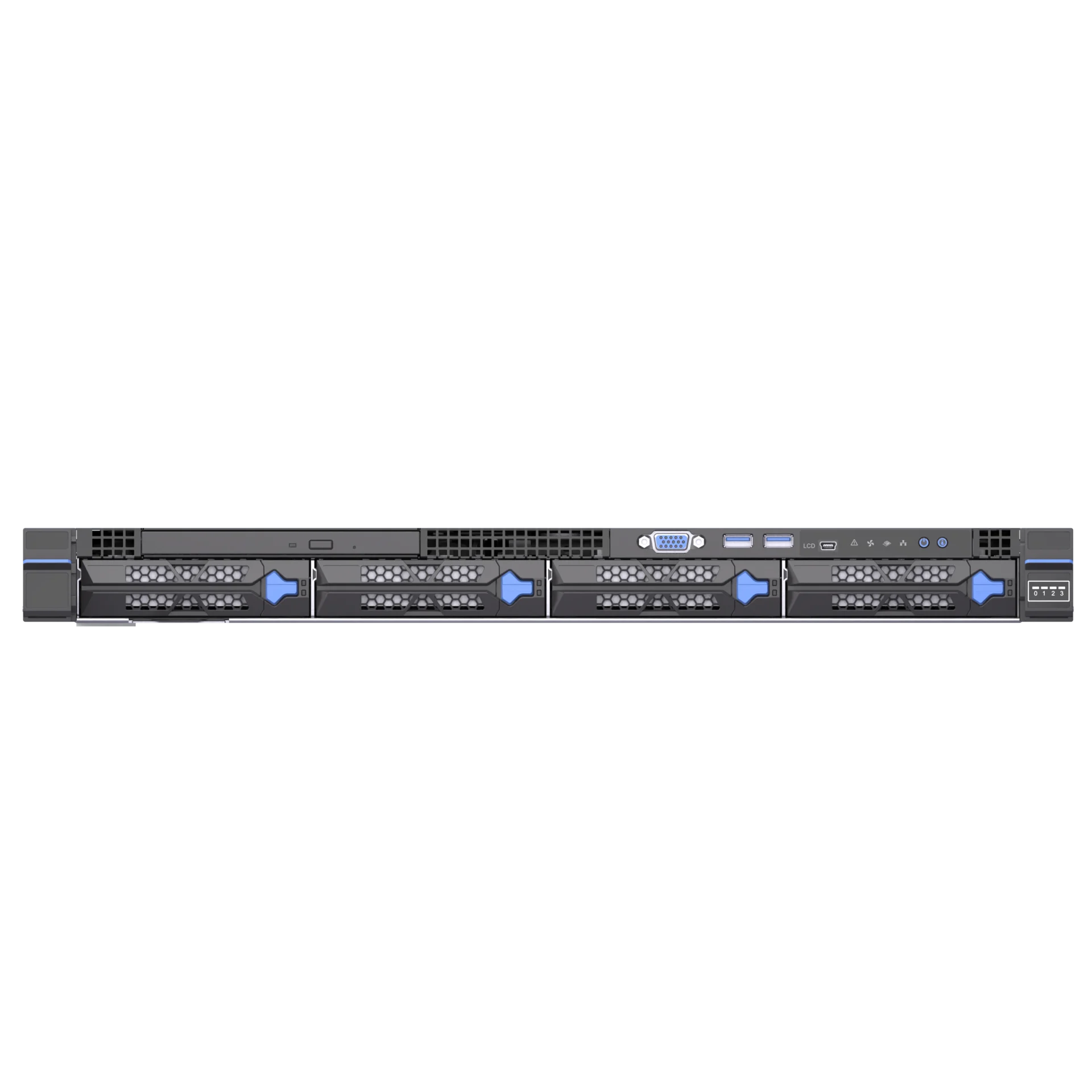 Серверная платформа SNR-SR1304LS, 1U, Scalable Gen3, DDR4, 4xHDD, резервируемый БП