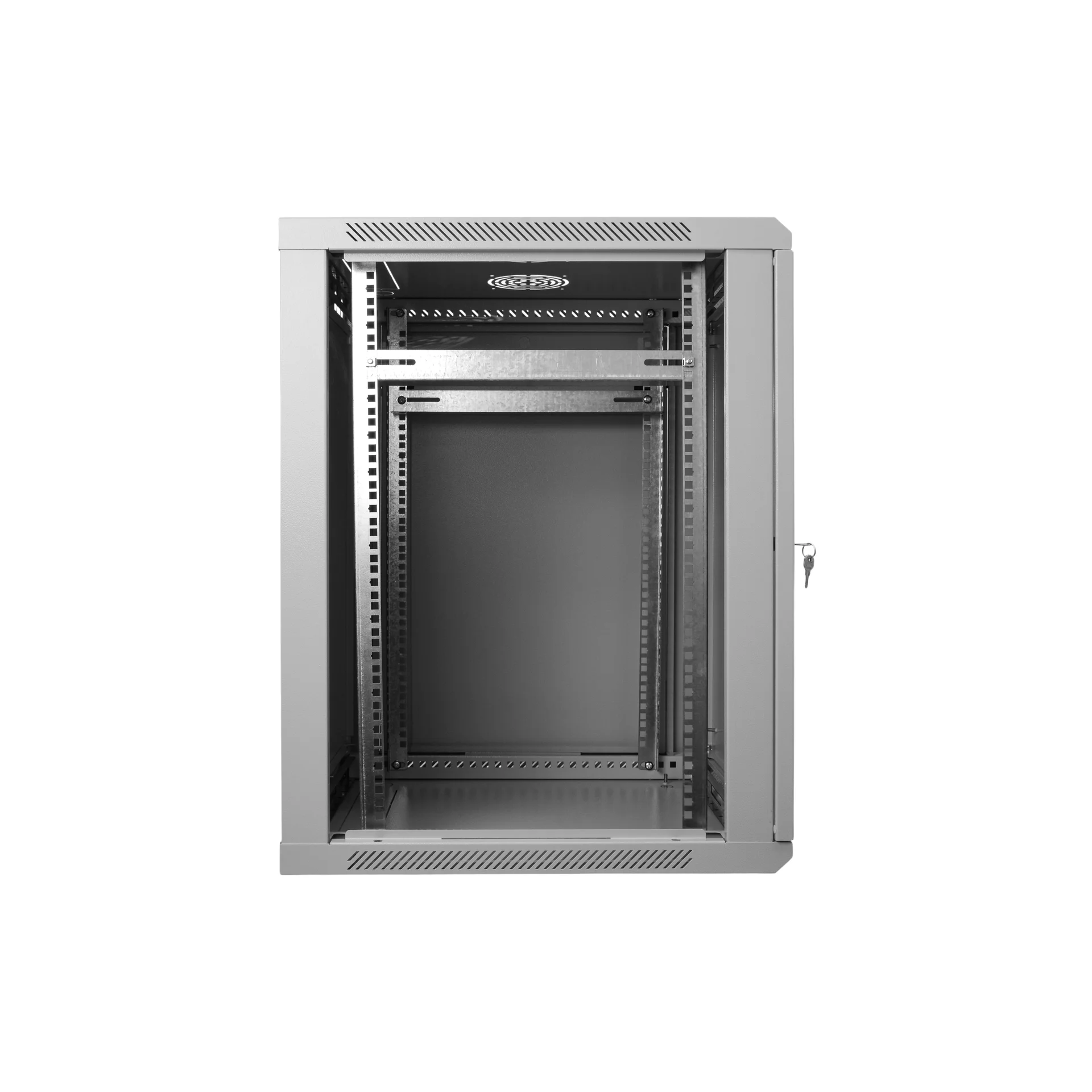 Шкаф телекоммуникационный настенный 15U, 600х600х770 (ШхГхВ) (металлическая дверь)