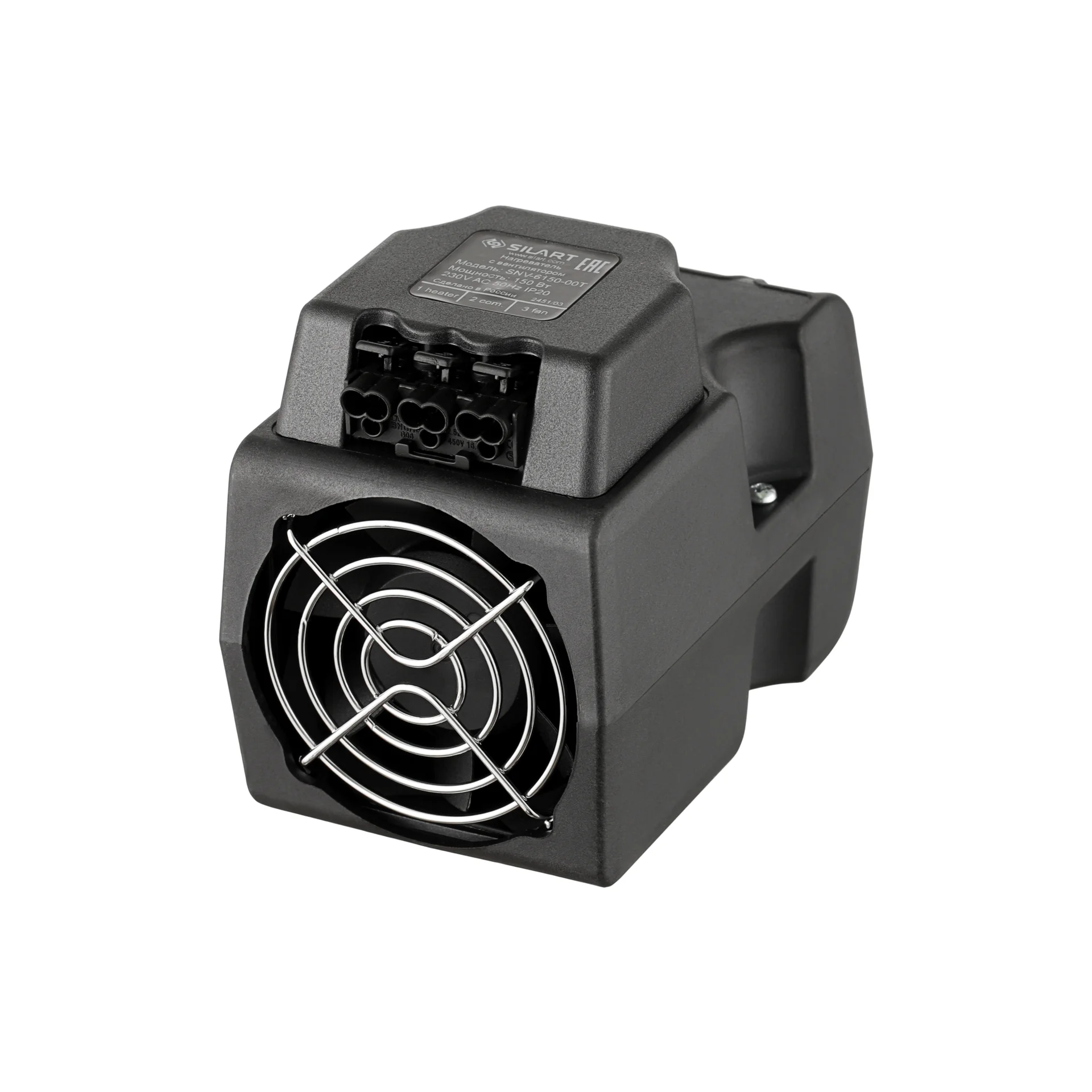Нагреватель с вентилятором SILART, 150 Вт 230 V AC SNV-6150-00T
