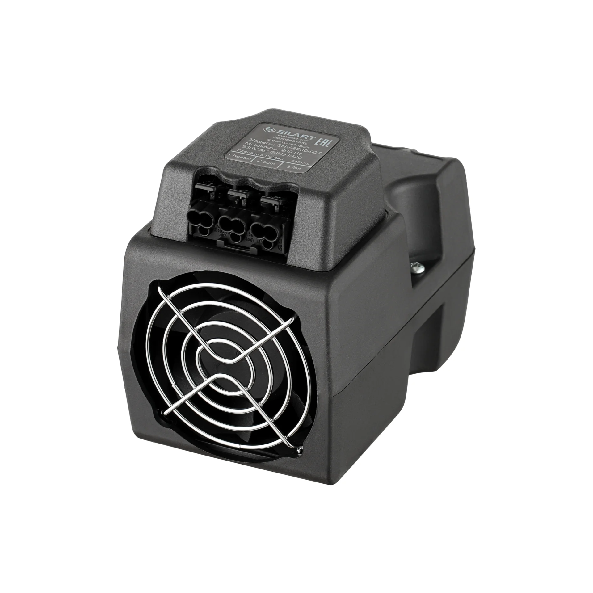 Нагреватель с вентилятором SILART, 200 Вт 230 V AC SNV-6200-00T