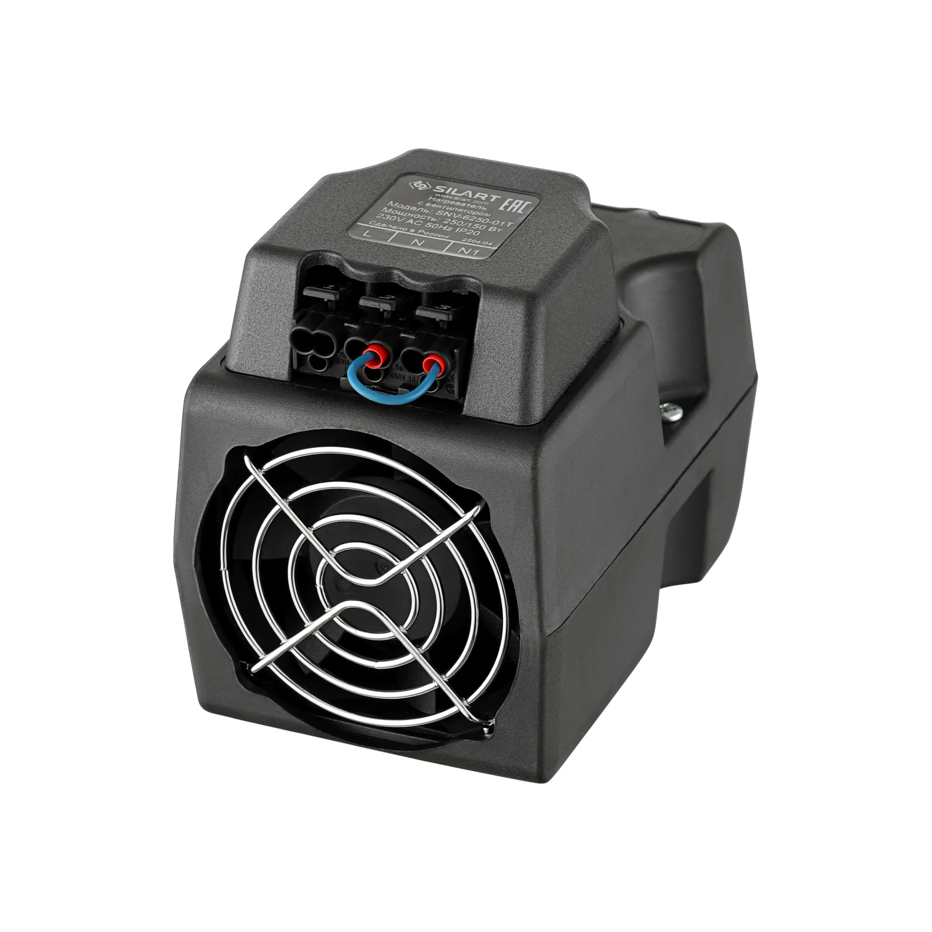 Нагреватель с вентилятором SILART, 250 Вт 230 V AC SNV-6250-01T