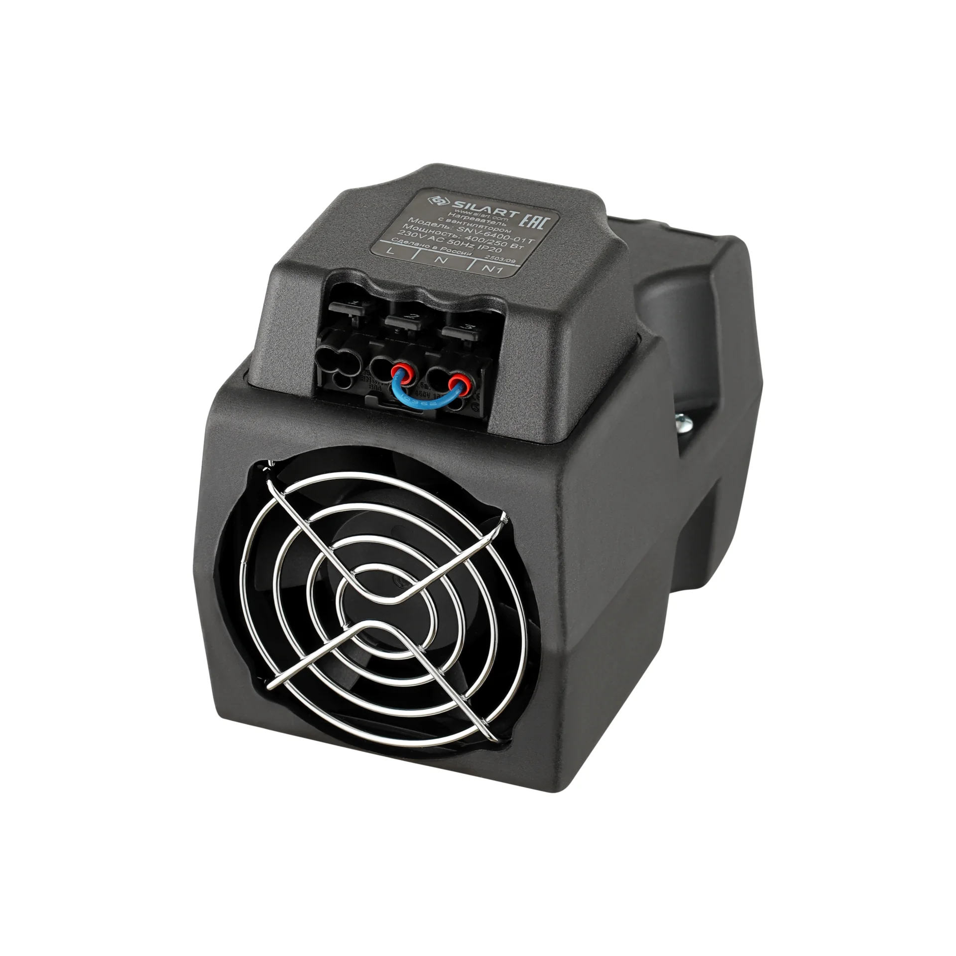 Нагреватель с вентилятором SILART, 400 Вт 230 V AC SNV-6400-01T