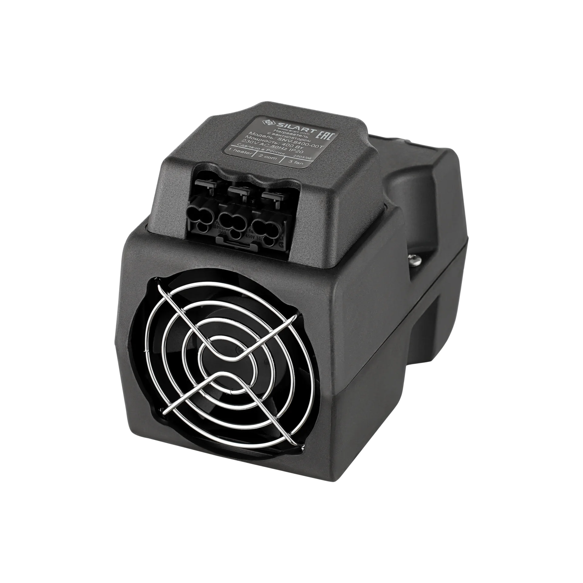 Нагреватель с вентилятором SILART, 450 Вт 230 V AC SNV-8450-00T