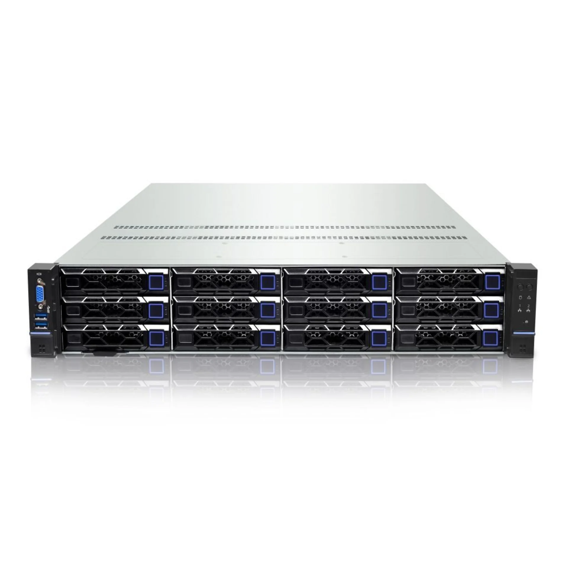 Серверная платформа SNR-SR2412LS-S, 2U, Scalable Gen4,5, DDR5, 12xHDD, резервируемый БП