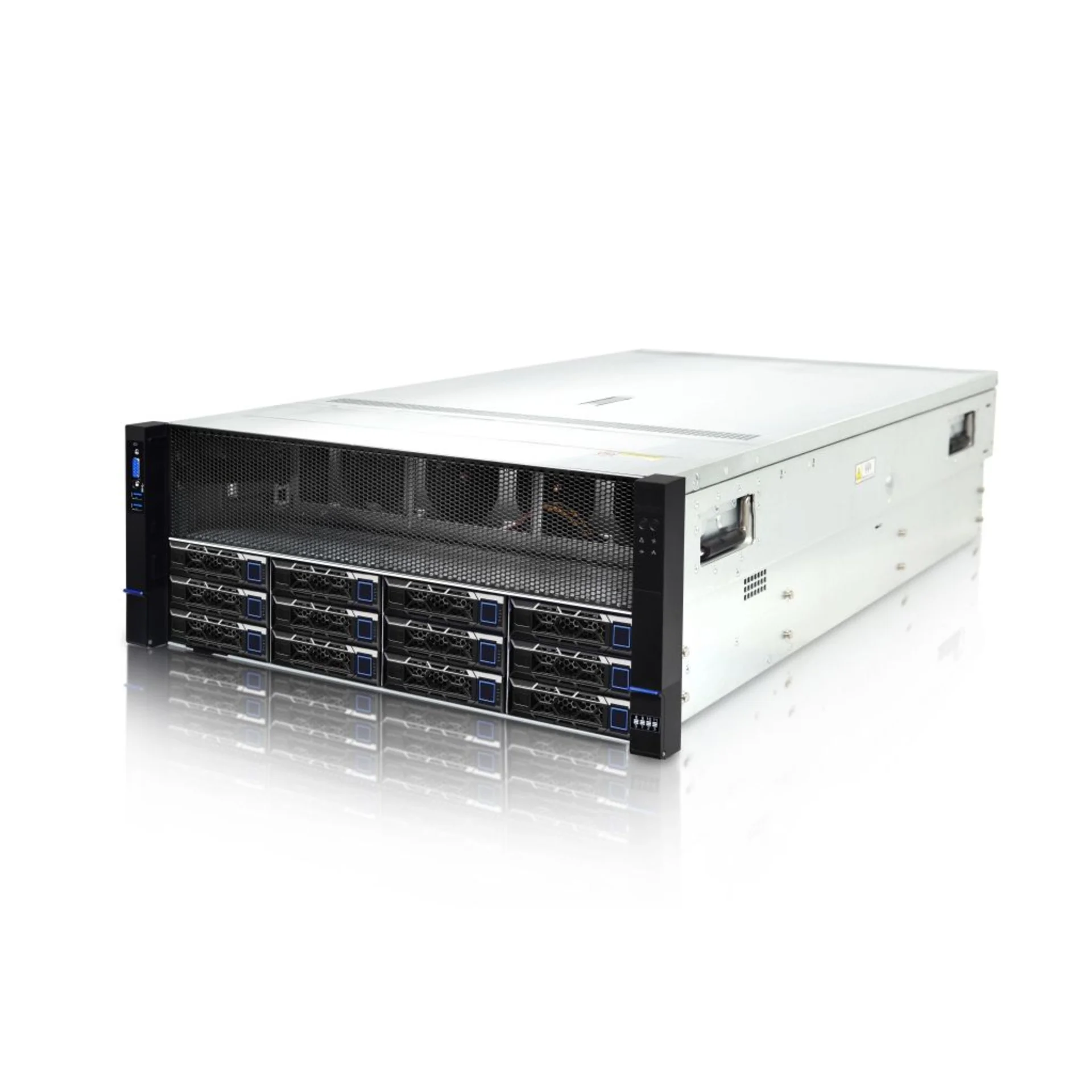 Серверная платформа SNR-SR4410LEG, 4U, AMD EPYC Gen4,5, DDR5, 12xHDD, 10GPU, резервируемый БП