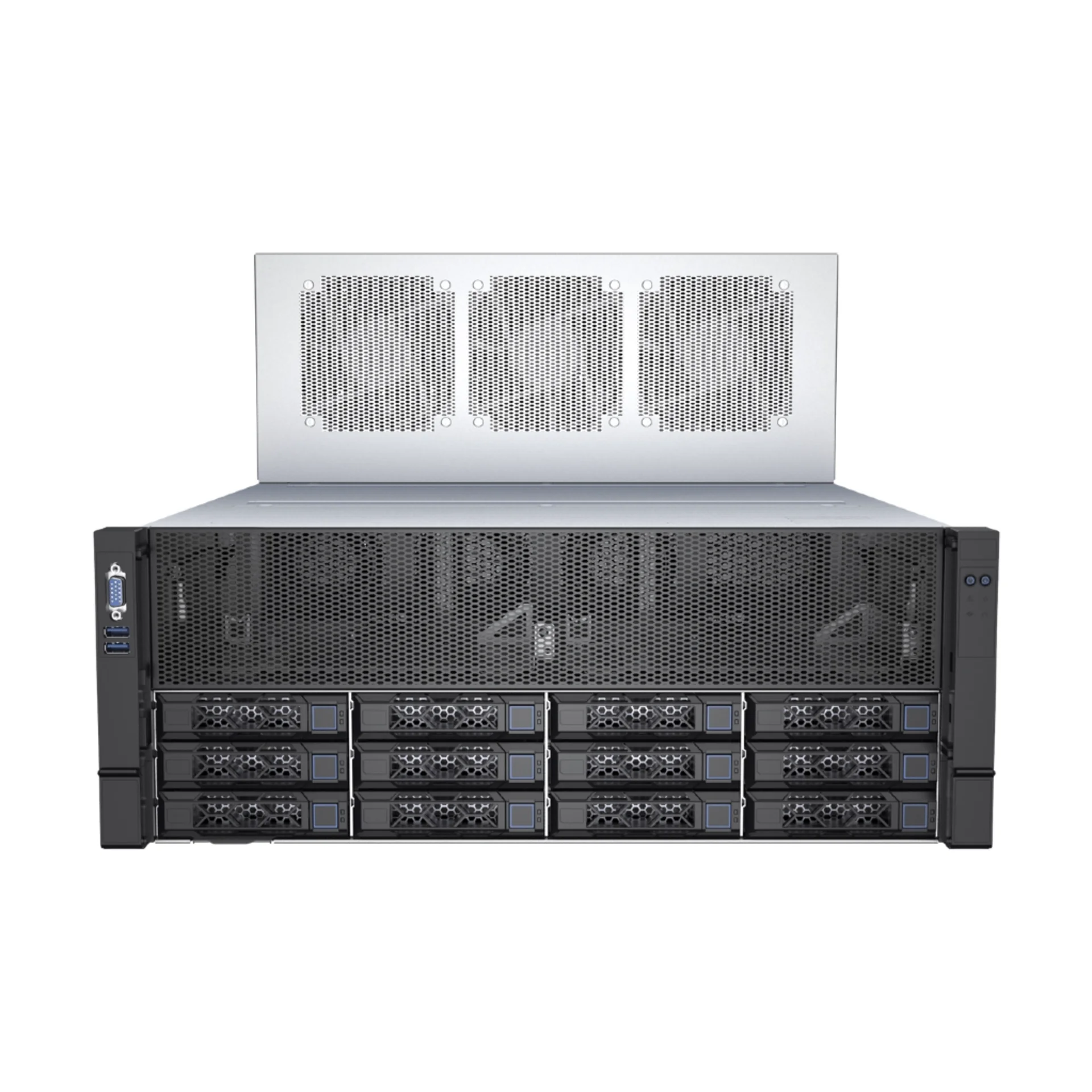 Серверная платформа SNR-SR8416LSG, 8U, Scalable Gen4,5, DDR5, 12xHDD, 16GPU, резервируемый БП
