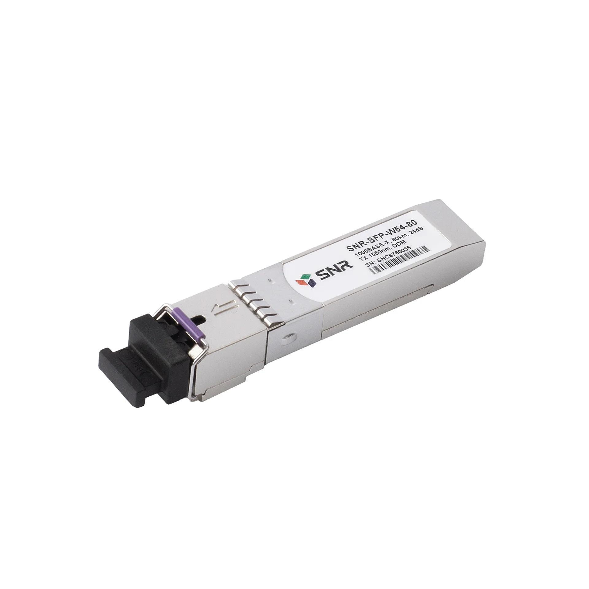 Модуль SFP WDM, дальность до 80км (24dB), 1550/1490нм
