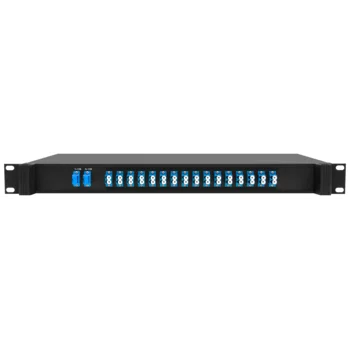 Мультиплексор/демультиплексор CWDM SNR MDM-16-1U, 2 ОВ, 16 каналов, LC