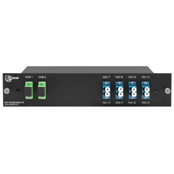 Мультиплексор DWDM двухволоконный 4-канальный в шасси (com)