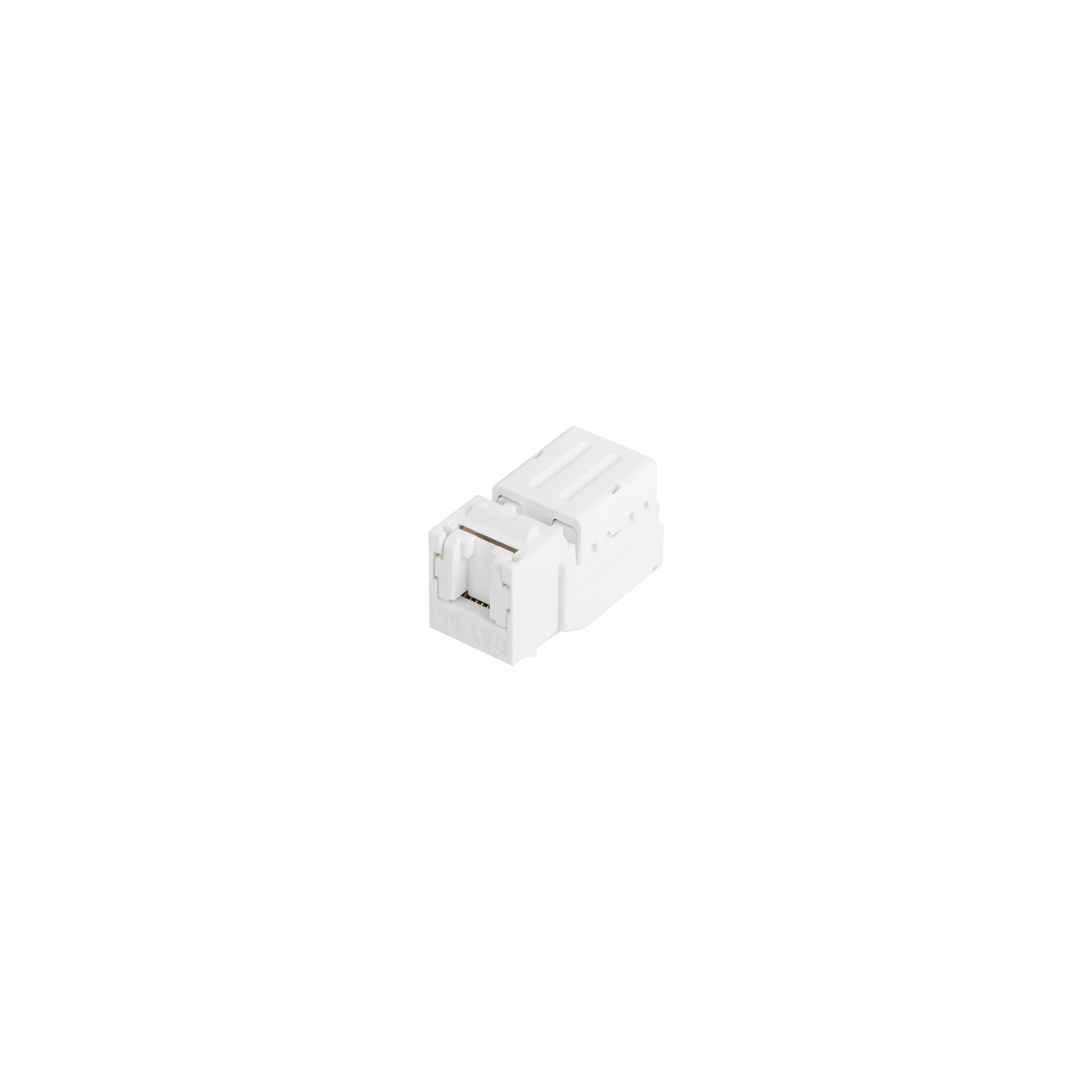 Модуль-вставка NIKOMAX типа Keystone, Кат.5е (Класс D), 100МГц, RJ45/8P8C, FT-TOOL/110/KRONE, T568A/B, неэкранированный, со шторкой, белый