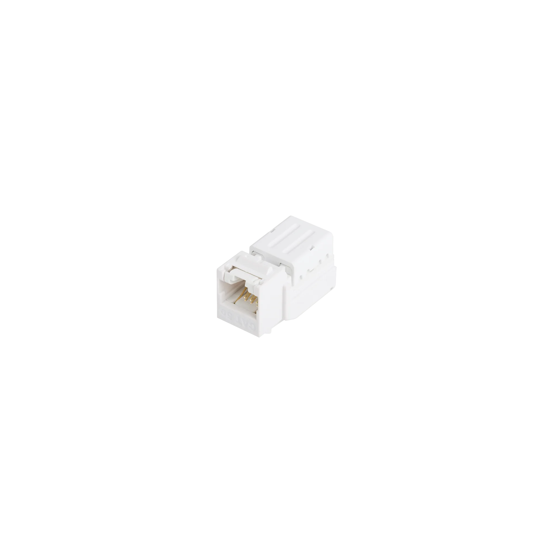 Модуль-вставка NIKOMAX типа Keystone, Кат.5е (Класс D), 100МГц, RJ45/8P8C, FT-TOOL/110/KRONE, T568A/B, неэкранированный, со шторкой, белый