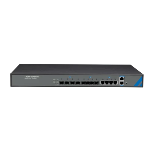 OLT C-DATA FD1104SN с 4 портами GEPON (SFP), 4 GE комбо-порта, 2 БП АC (уценка 1)