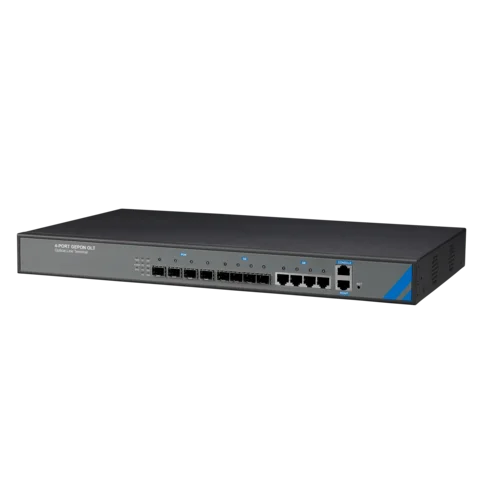 OLT C-DATA FD1104SN с 4 портами GEPON (SFP), 4 GE комбо-порта, 2 БП АC (уценка 1)