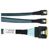 Кабель Slimline SAS x8 - 2x Slimline SAS x4 80см, внутренний