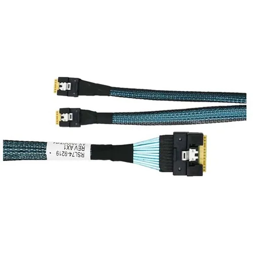 Кабель Slimline SAS x8 - 2x Slimline SAS x4 80см, внутренний