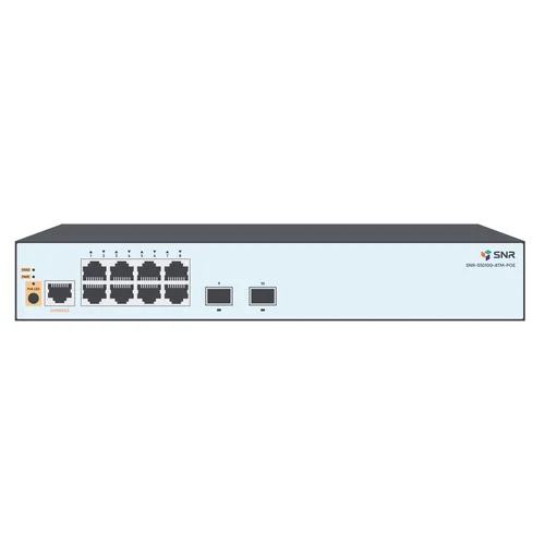Управляемый PoE коммутатор уровня 2 SNR-S5010G-8TM-POE