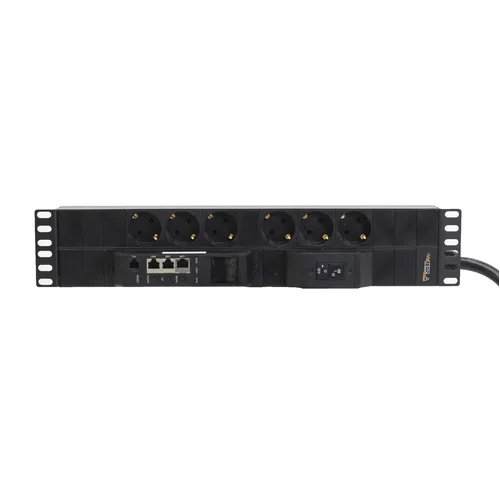 Блок розеток с функцией измерения серия Basic 6хShuko, вход IEC60309 (32A 230 В 2P+E)