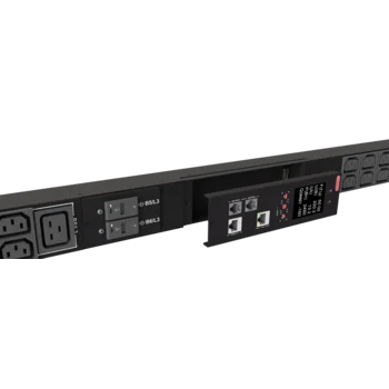 Блок розеток интеллектуальный iPDU-6031: ZeroUnit, 400V, 32А, in IEC60309 P+N+E, out (6) C19; (36) C13 без фиксации