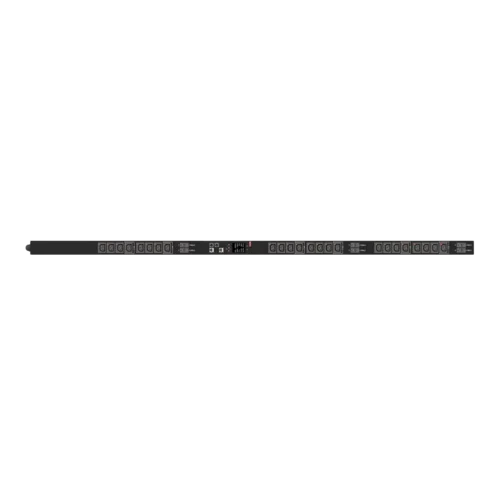 Блок розеток интеллектуальный iPDU-6014: ZeroUnit, 230V, 32А, in IEC60309 P+N+E, out (24) C13 с фиксацией e-lock