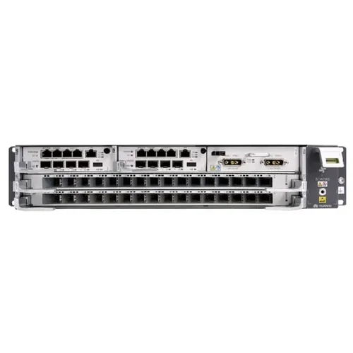 2RU шасси Huawei OLT GPON, 2 слота для установки интерфейсных модулей, 2x модуля управления, модуль питания AC