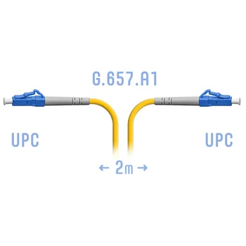 Патчкорд оптический LC/UPC SM G.657.A1 2 метра