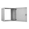 Настенный шкаф 19", 12U, металл, 540х500, серый