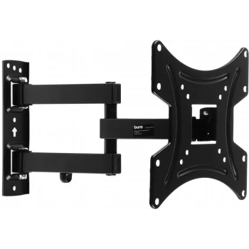 Кронштейн для телевизора Buro FL3S черный 20"-48" макс.15кг настенный поворотно-выдвижной и наклонны