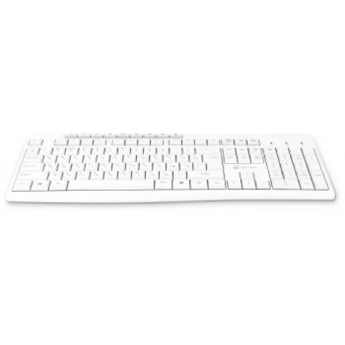 Клавиатура Оклик K225W белый USB беспроводная Multimedia (1875235)