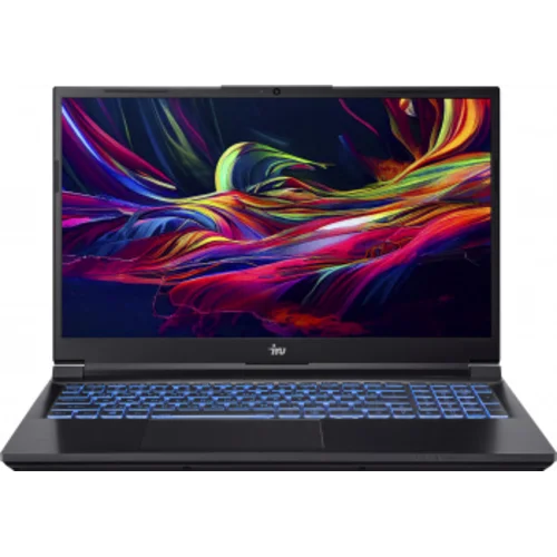Ноутбук IRU Калибр 15ALC Core i5 12500H 16Gb SSD512Gb NVIDIA GeForce RTX 3050 4Gb 15.6" IPS FHD Free DOS black WiFi BT Cam 3465mAh (1930300)