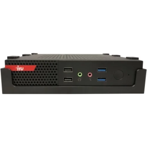 ПК IRU Опал 312 slim PG G6400 (4) 8Gb SSD256Gb UHDG 610 FreeDOS GbitEth 90W черный (1988453)