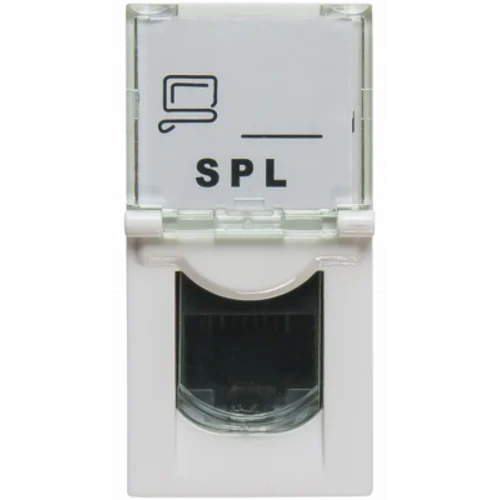 Розетка информационная UTP 1хRJ45 22,5х45 cat5e