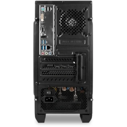 ПК IRU Game 320A5GE MT Ryzen 5 5500 (3.6) 16Gb SSD512Gb RTX3050 8Gb FreeDOS GbitEth 500W черный