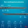 Ноутбук IRU Tactio 15PHC Ryzen 5 7430U 16Gb SSD512Gb AMD Radeon Graphics 15.6" IPS FHD (1920x1080) W