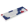 Клавиатура Оклик 725G белый/красный USB Multimedia for gamer LED (2070294) кабель 1.8м