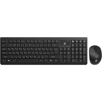 Клавиатура + мышь Оклик S269W клав:черный мышь:черный USB беспроводная slim Multimedia (2070303)