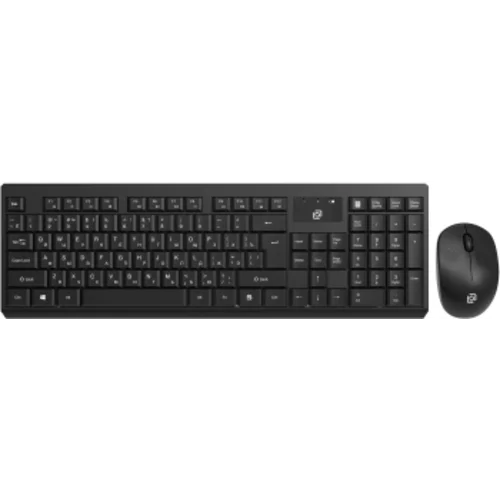 Клавиатура + мышь Оклик S269W клав:черный мышь:черный USB беспроводная slim Multimedia (2070303)