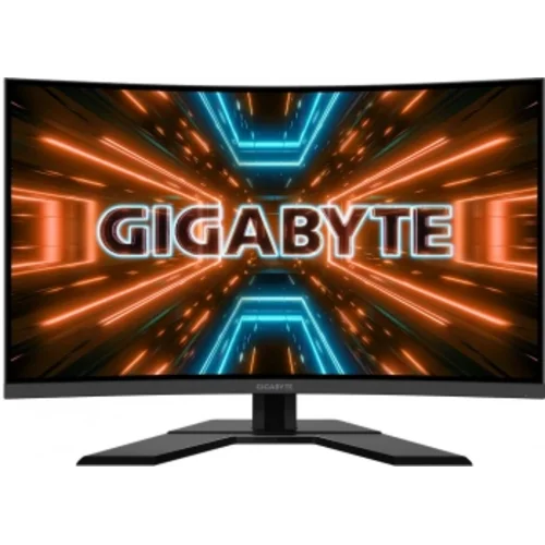 Монитор Gigabyte 31.5" G32QC A черный VA LED 1ms 16:9 HDMI HAS 350cd 178гр/178гр 2560x1440 165Hz DP