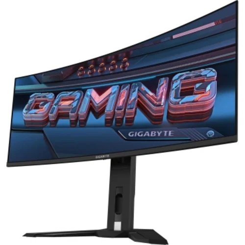 Монитор Gigabyte 34" MO34WQC2 черный OLED LED 21:9 HDMI M/M матовая HAS Piv 250cd 178гр/178гр 3440x1